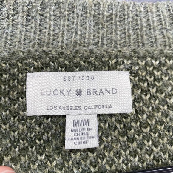 Lucky Brand Womens Camo Button-Up Cardigan Sweater Size Medium - Picture 6 of 12